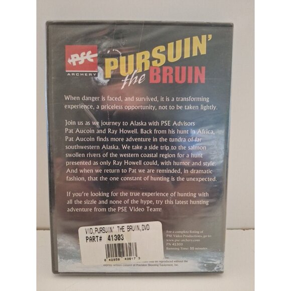 PSE Archery Pursuin The Bruin Hunting DVD Adventure Bear Hunt Alaska - Picture 3 of 7